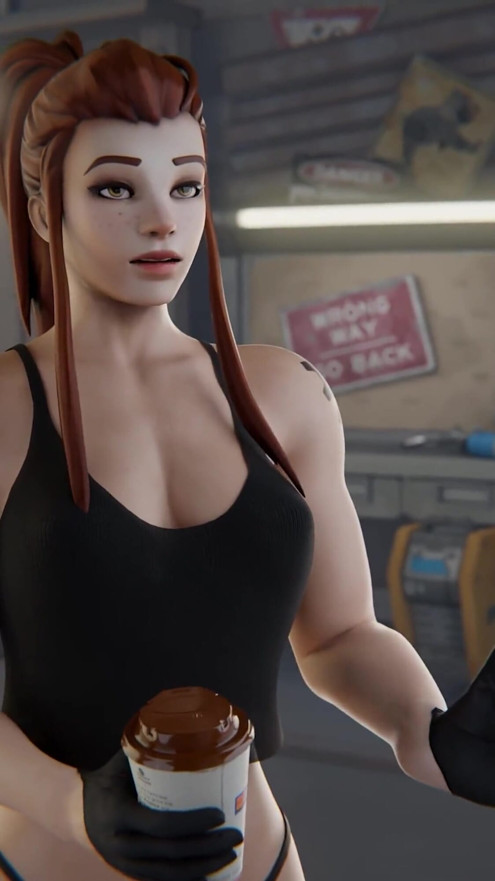 Brigitte's Training Session Gone Wild Overwatch 3D Porn