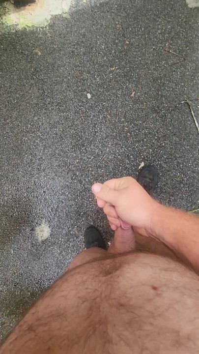 Stunning moment from "Naked in public with only shoes on."