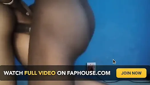 African Teen White Fuck His in Stepmom Bedroom When Stepmom Left for Work