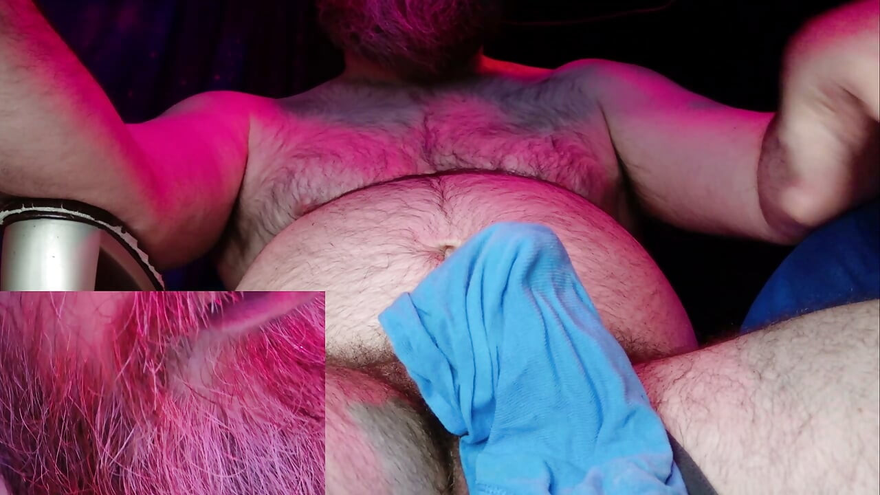Huffing My Cum Caked Underwear