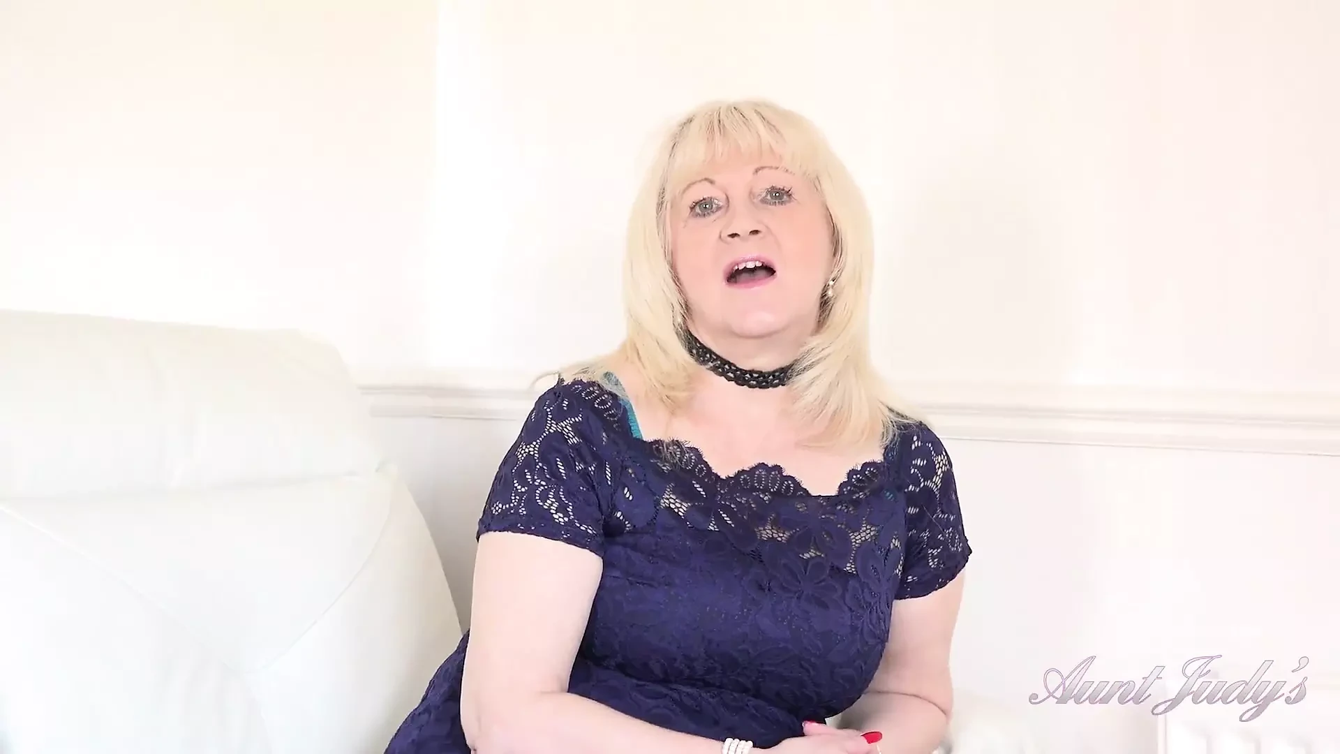 Auntjudys - Getting to Know Busty Blonde GILF Katie Wish