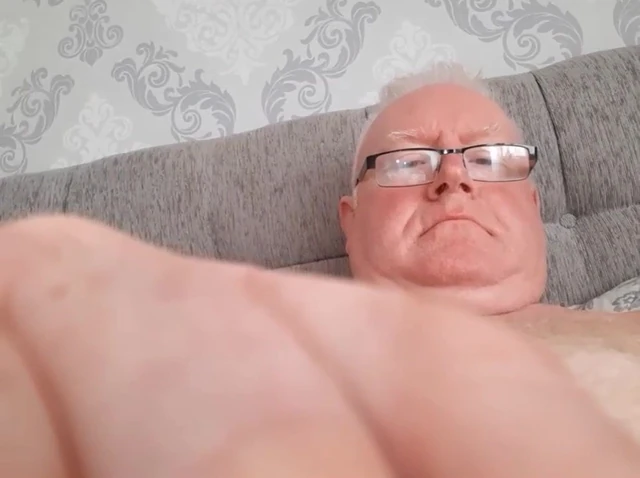 Handsome Step Dad Wanking