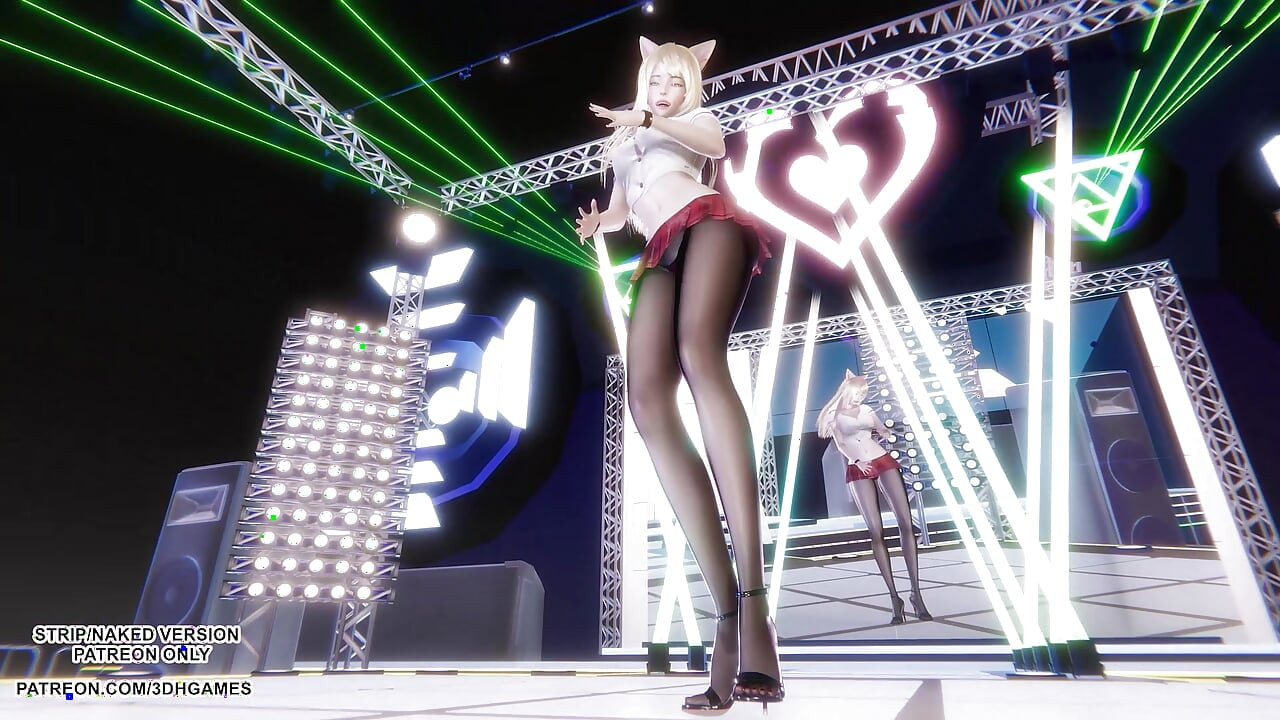 MMD I Ren - Cur - Ahri Sexy Kpop Dance League of Legends Hentai necenzurat 4K 60FPS