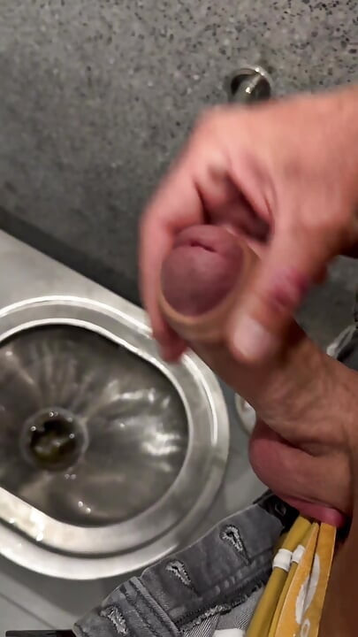 Jerking and Pissing on a Motorway Rest Area