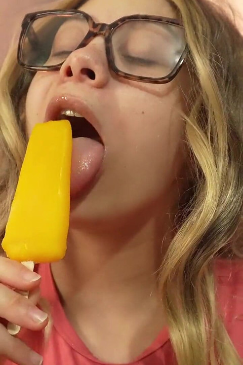 Indian Stepsister Sucks Ice Cream and Loves Sucking It Because It's Like Sucking Dick, but Not Because the Ice Cream