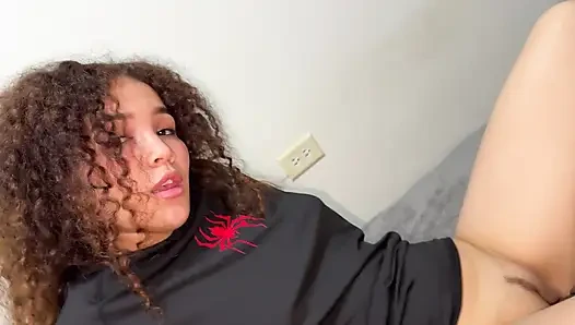 My sexy stepsister doesn't wear panties at home!
