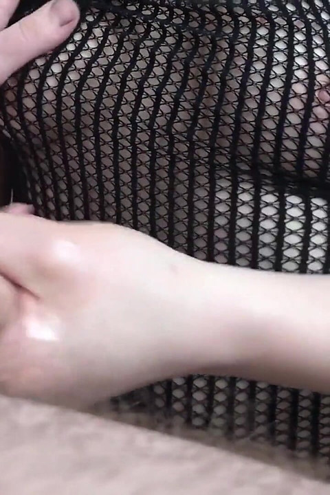 Wife Pretends to Be a Whore From a Massage Parlor. MILF Handjob. Cum on Tits