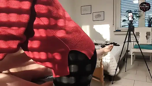 Domladymia-slaveofm Köle Kısmı Için Kırmızı Şortlar 6