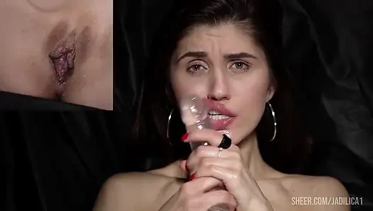 Memek sempit cewek sange ini dientot habis-habisan sampai orgasme 1 on 1