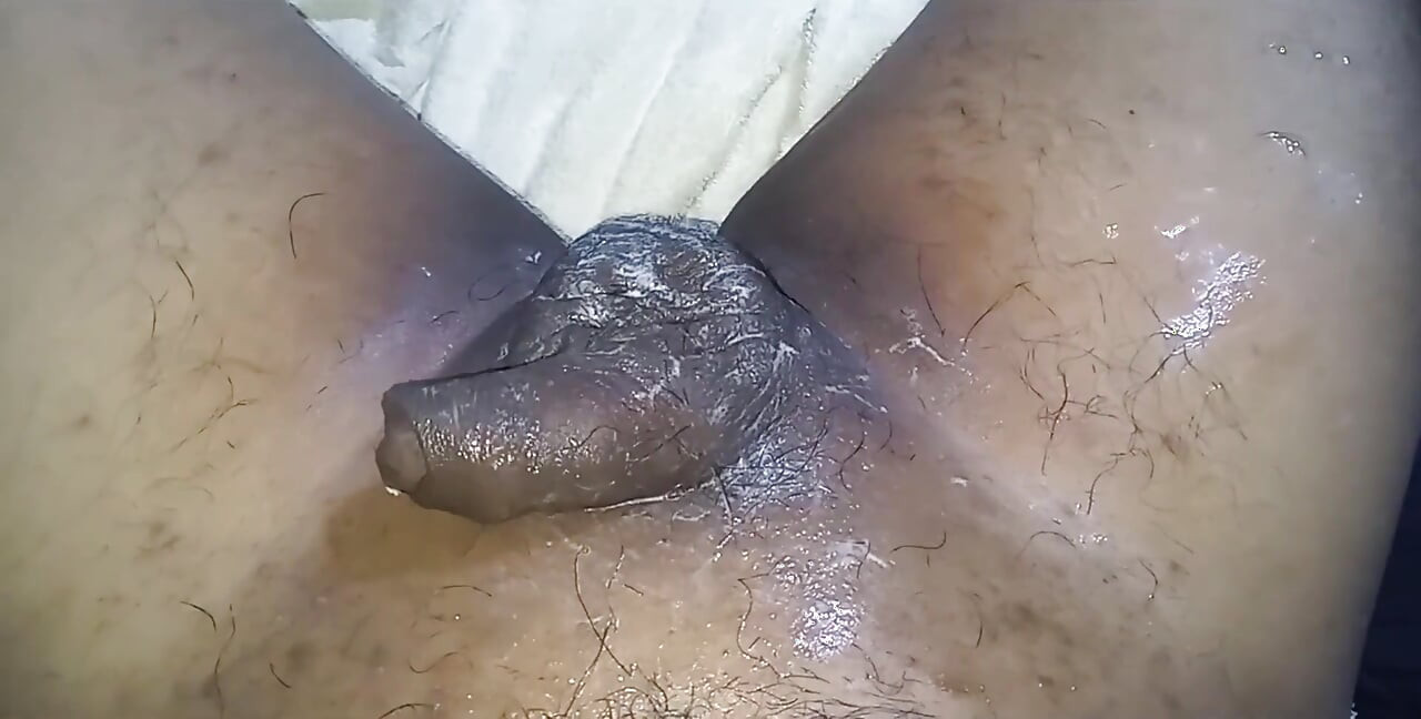 Shaving My Neighbor's Penis and Balls, in the Old Fashioned Way, His Shaved Cock Looked Very Delicious, and I Gave Him His First