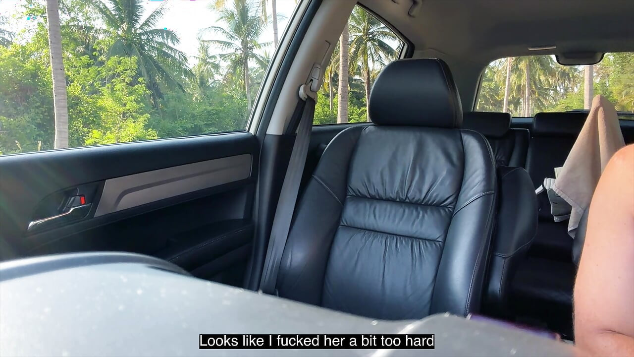 I hitchhike and fuck strangers. Face fucking, deep throat, huge cumshot