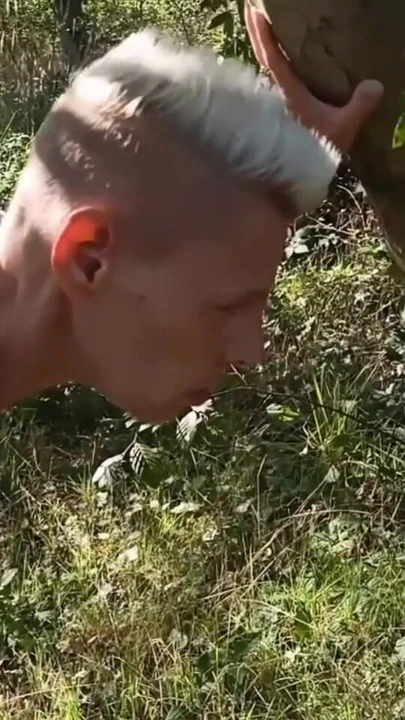 Stunning moment from "CoraBitch Hot fuck with a stranger next to the swimming pool"