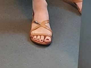 Füße im Zug 2019