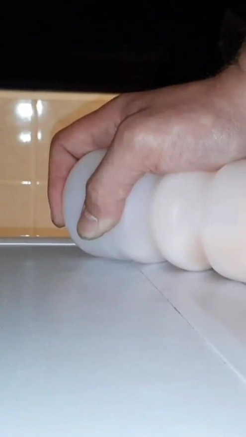 I'm fucking artificial anal. I finish with a big cumshot - SoloXman | Clip 1