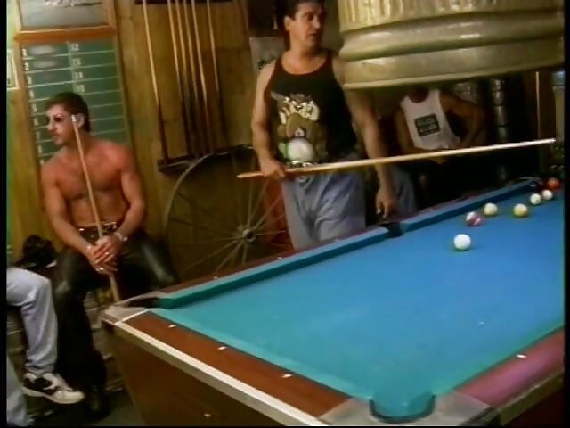 Muscular Horny Studs Want to Get a Bit Wild and Fuck on the Pool Table