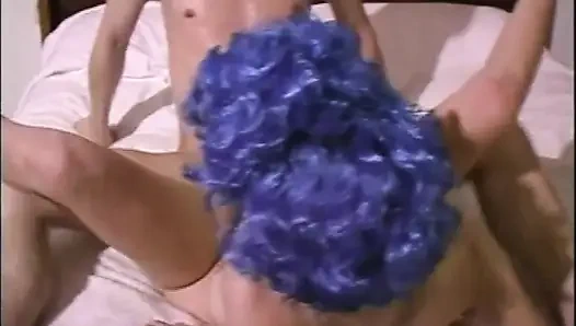 Horny MILF with Hairy Pussy Ass Fucked and Cummed in Mouth by Big Vintage Cock