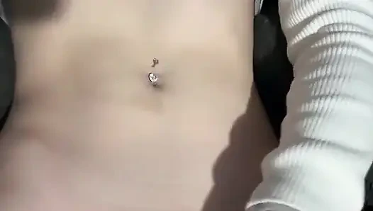 Rubbing and Fingering Myself Stretching My Tight Pussy