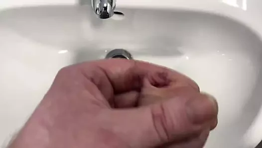 handjob &amp; Cum içinde iş