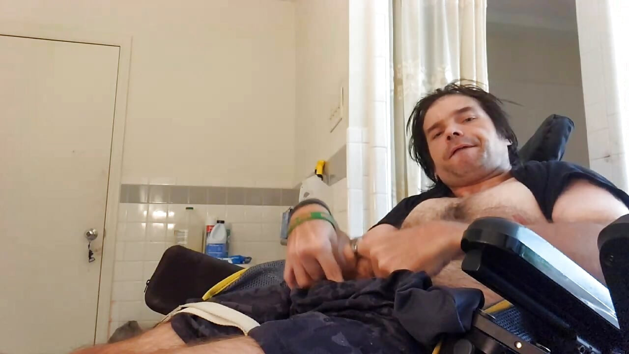 Kevy 69's Sexy Wheelchair Man Give you Two Orgasms to Cum with Him