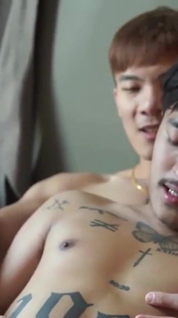 Epic moment from "Asia Tattooted Gay Teens Having Hot Sex"