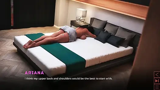 Pijat sintetis tante seksi di kamarnya