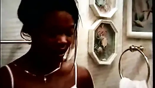 Pretty black lesbians pussy licking in the swimming pool