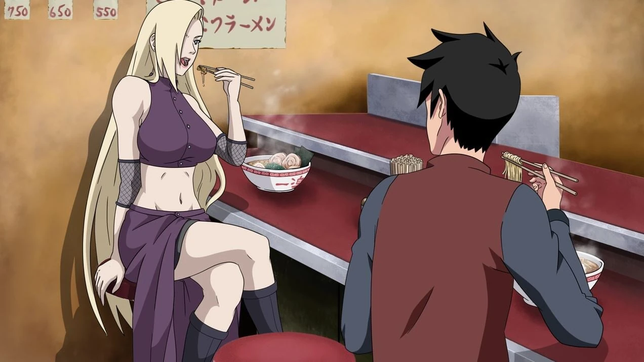 Cuộc hẹn của Naruto với INO để ăn Ramen ở Ichiraku