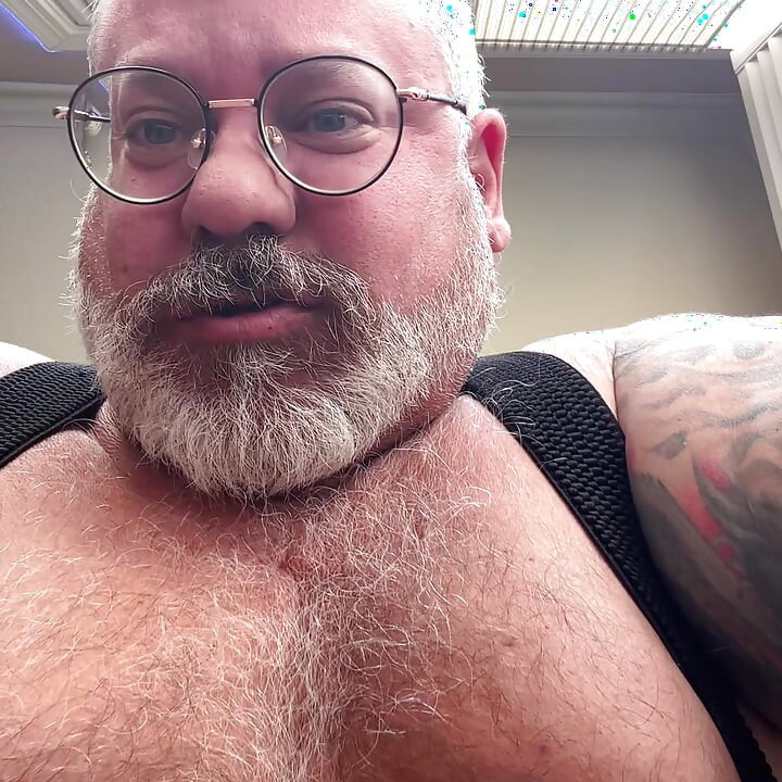 Grandpa has big balls and nice butt cheeks