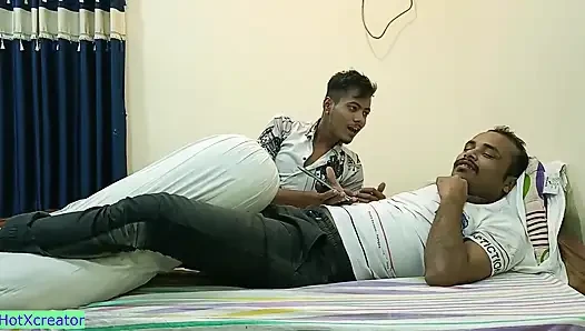 Pacar selingkuh dibagikan untuk ngentot! Seks threesome india