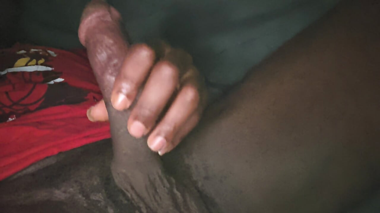 Kris Barbie playing with his dick