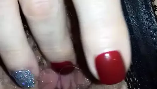 wife fingering pussy
