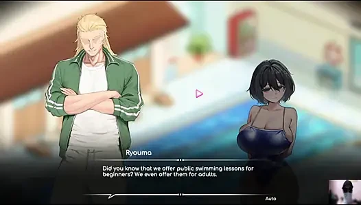 Ep-1 lifeguard holic! NTR Hentai game gameplay! I got a swimming pool and there are many hot girls!