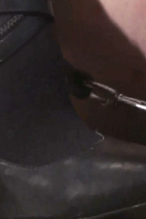 Slave worships femdoms high heels