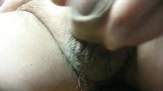 67 -jarige opa close cum #96 cumshot close -up ruk