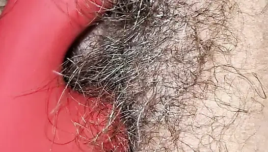 New toy , hairy pussy