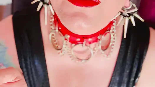 Goth mädchen mit brille raucht eine Zigarette für dich - Tina Snua raucht eine muschi Mit dangles OMI OME driftende snap-Inhalate