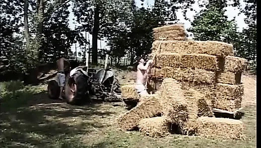 Wilder gangbang im freien für eine sexy blondine