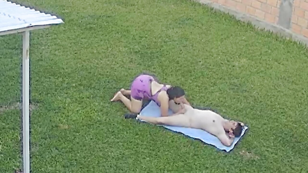 현행범으로 빨다가 적발
