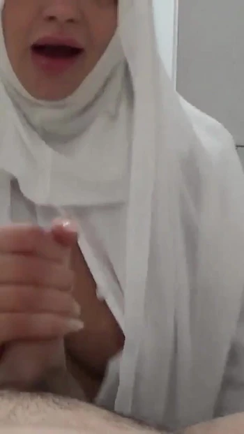 Emotional moment from "Fucking My Best Friends Mom After Family Party"