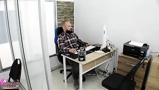 At my doctor's appointment the Doctor helps me lower my fever - CUMFACE - Porno En Español