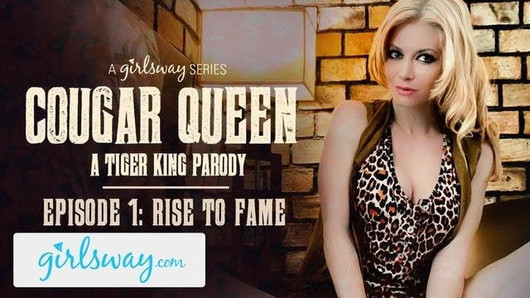 Girlsway cougar queen - een parodie van een tijgerkoning