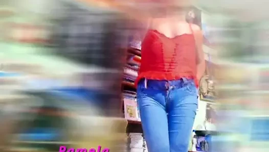 jeans azul