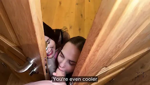 I Love to Suck Together with My Girlfriend. 4K HD Tim Team