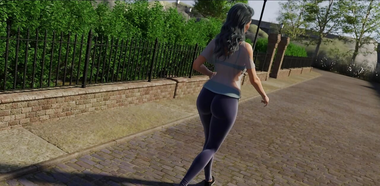 Daleko od kuće 18 Dio 75 Napaljeno trčanje i napaljena MILF od Loveskysan69