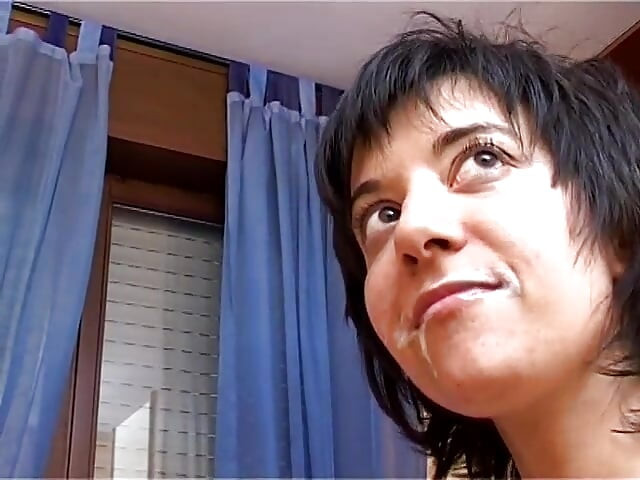 The brunette milf and the big cock