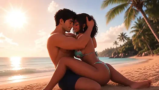 A horny stranger on the beach offered me risky sex and I agreed