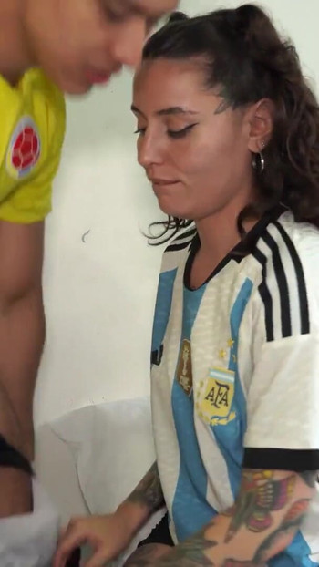 Friend fucks his friend's wife after losing a bet - Angerl Cruz & Blaze Rager | Clip 1