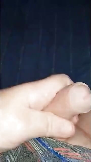 Lying on the Sofa and Jerking off Me It's so Good You Dream of Some Good Play with Someone Else's Cock