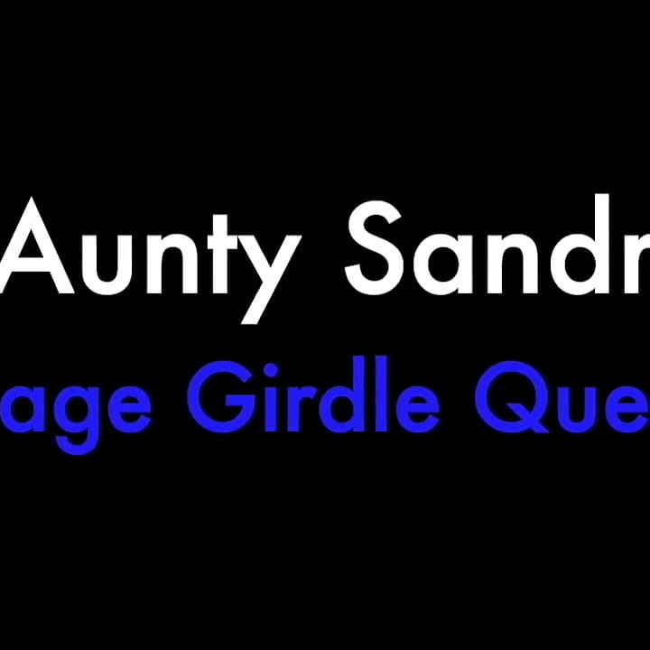 Makcik Sandra dalam girdle setiap harinya Vgq45