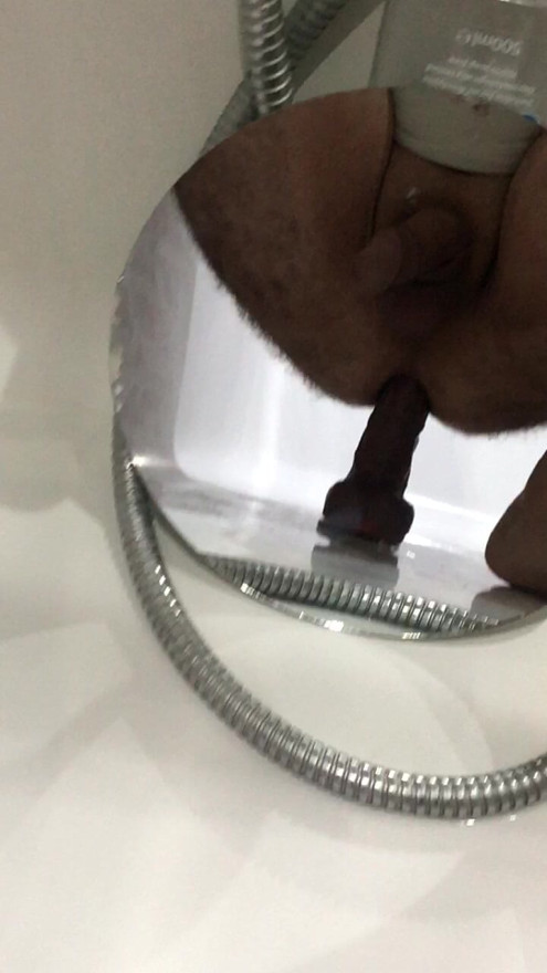 Enjoying my dildo. Anal session